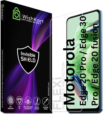 iWishKart Edge To Edge Screen Guard for MOTOROLA Edge 30 Pro, Moto Edge 20 Pro, Moto Edge 20 fusion 5G Gorilla Glass(Pack of 1)
