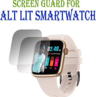 ejzatex Edge To Edge Screen Guard for ALT LIT SMARTWATCH(Pack of 2)