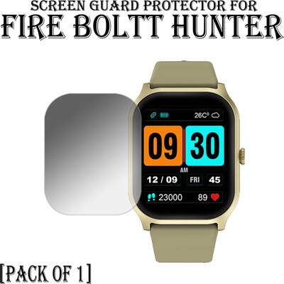 ejzatex Edge To Edge Screen Guard for FIRE BOLTT HUNTER SMARTWATCH SCREEN GUARD(Pack of 1)
