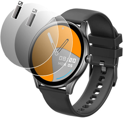 HIDEOUS Edge To Edge Screen Guard for Pebble Cosmos Bold Metallic Smartwatch, 1.39''(Pack of 2)