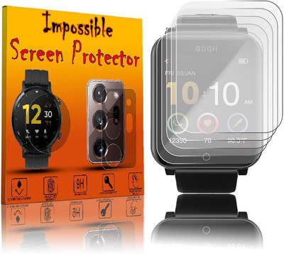 FCS Edge To Edge Screen Guard for GOQii Smart Vital(Pack of 5)