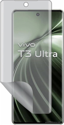 MD SHILD Edge To Edge Screen Guard for Vivo T3 Ultra 5G, (Not a Tempered Glass, it’s a Matte Finish Nano Fiber Unbreakable Membrane)(Pack of 1)