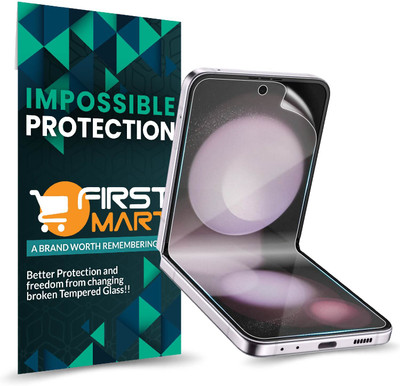 FIRST MART Edge To Edge Screen Guard for Samsung Galaxy Z Flip5 5G, Samsung Z Flip 5 5G, 4 Layer Unbreakable Membrane with Easy Installation(Pack of 1)