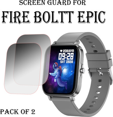 EJZATI Edge To Edge Screen Guard for FIRE BOLTT EPIC SMARTWATCH(Pack of 2)