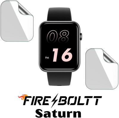 FCS Edge To Edge Screen Guard for Fire-Boltt Saturn Screen Guard(Pack of 3)