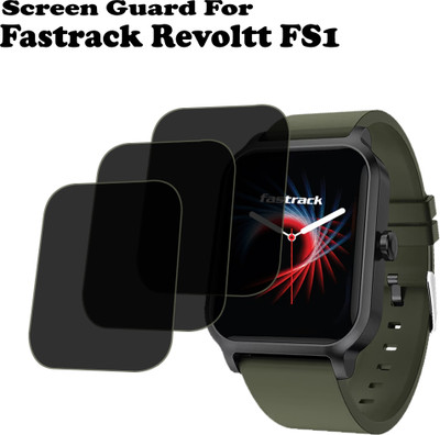 EJZATI Edge To Edge Screen Guard for FASTRACK REVOLTT FS1 SMARTWATCH(Pack of 3)