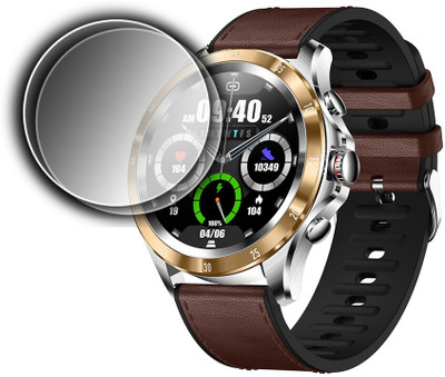 Screen Protector Edge To Edge Screen Guard for GIZMORE GizFit Glow Luxe SMARTWATCH(Pack of 2)
