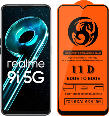XRENGTH Edge To Edge Tempered Glass for -Realme 9I 5G(Pack of 1)