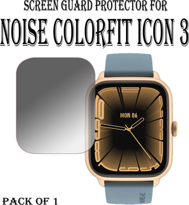 EJZATEX Edge To Edge Screen Guard for NOISE COLORFIT ICON 3 SMARTWATCH SCREEN GUARD(Pack of 1)