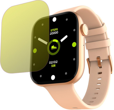 ejzatex Edge To Edge Screen Guard for FIRE BOLTT FIGHTER SMARTWATCH(Pack of 1)
