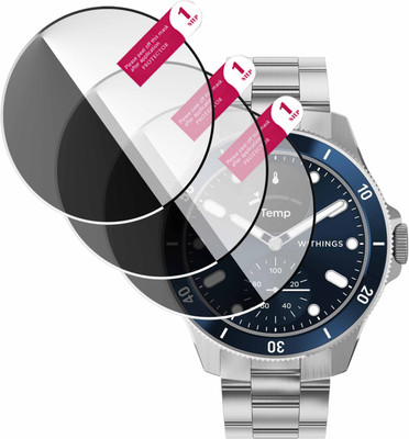 daffin Edge To Edge Screen Guard for Withings ScanWatch Nova(Pack of 3)