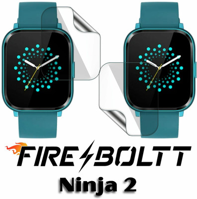 FCS Edge To Edge Screen Guard for Fire Boltt Ninja 2, Fire-Boltt Ninja Call 2 (1.7 inch), Screen Protector(Pack of 2)