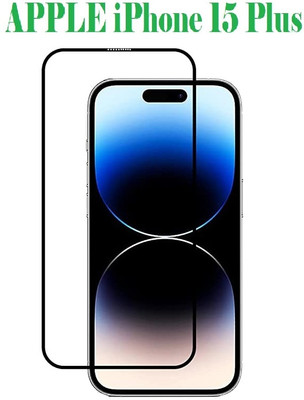 LIKEDESIGN Edge To Edge Tempered Glass for APPLE iPhone 15 Plus(Pack of 1)