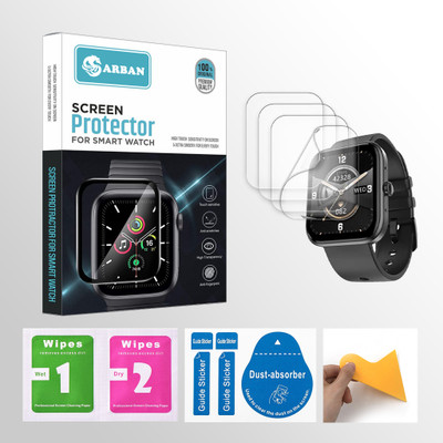 ARBAN Edge To Edge Screen Guard for Fire-Boltt Ninja Call 2 Plus 1.83-inch Smartwatch 4 PROTECTOR + 4 WIPES + 4 DUST REMOVAL STICKER + 1 WIPER(Pack of 4) ARBAN Edge To Edge Screen Guard for Fire-Boltt Ninja Call 2 Plus 1.83-inch Smartwatch 4 PROTECTOR + 4 WIPES + 4 DUST REMOVAL STICKER + 1 WIPER(Pack of 4)