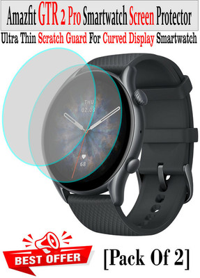 RapTag Edge To Edge Screen Guard for Amazfit GTR 2 Pro(Pack of 2)