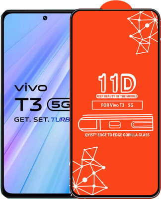 Qyist Edge To Edge Screen Guard for Vivo T3X 5G(Pack of 1)
