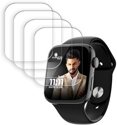 SOMTONE Edge To Edge Screen Guard for Kratos SW15 SMARTWATCH 1.85 inch SMARTWATCH SCREEN GUARD(Pack of 4)