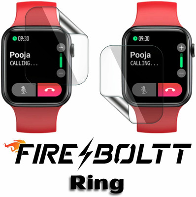 FCS Edge To Edge Screen Guard for Fire-Boltt Ring, Fire-Boltt Ring 1.7 Inch, Screen Protector(Pack of 2)
