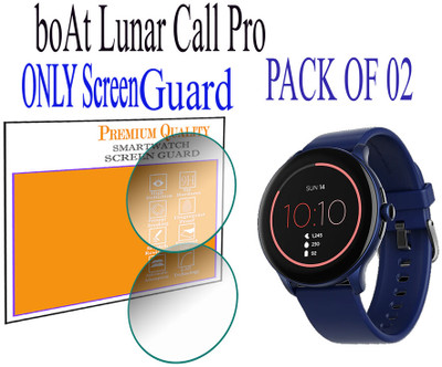 HIDEOUS Edge To Edge Screen Guard for boAt Lunar Call Pro(Pack of 2)