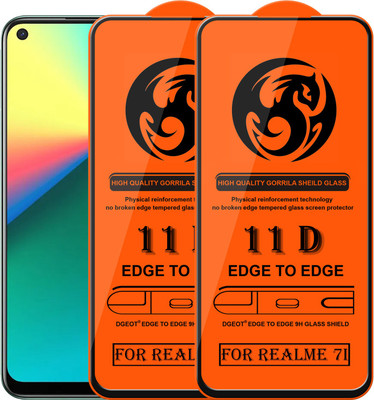 HQ Protection Edge To Edge Screen Guard for Realme 7I(Pack of 2)