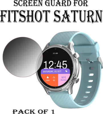 EJZATI Edge To Edge Screen Guard for FITSHOT SATURN SMARTWATCH(Pack of 1)