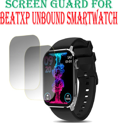 EJZATI Edge To Edge Screen Guard for BEATXP UNBOUND SMARTWATCH(Pack of 2)