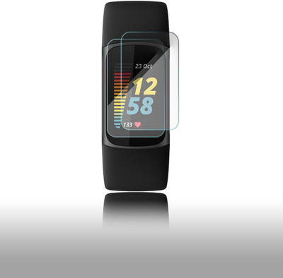 Enlinea Edge To Edge Screen Guard for FitBit Charge 5(Pack of 2)