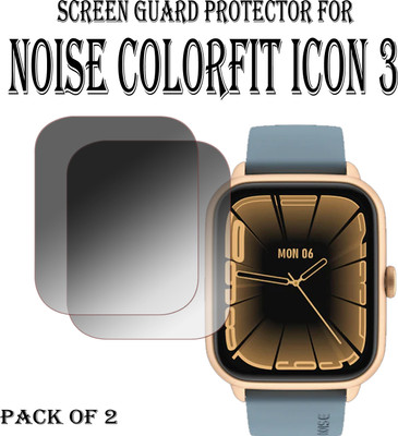 EJZATEX Edge To Edge Screen Guard for NOISE COLORFIT ICON 3 SMARTWATCH SCREEN GUARD(Pack of 2)