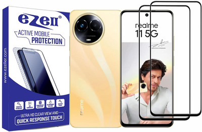 eZell Edge To Edge Screen Guard for REALME 11 5G(Pack of 2)