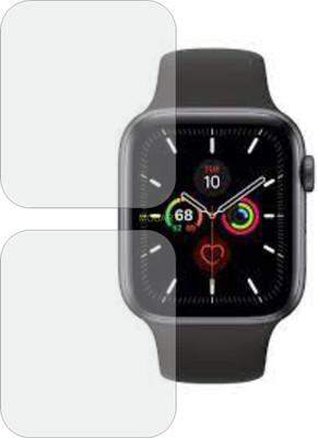 MOBART Edge To Edge Screen Guard for APPLE WATCH 44 mm SERIES 5 ALUMINUM LTE(Pack of 2)