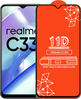 Qyist Edge To Edge Screen Guard for Realme C33 2023(Pack of 1)