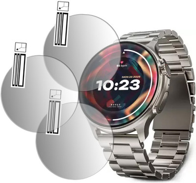 hirdesh Edge To Edge Screen Guard for Boult Crown R Pro(Pack of 3)