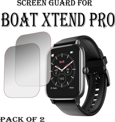 EJZATI Edge To Edge Screen Guard for BOAT XTEND PRO SMARTWATCH(Pack of 2)