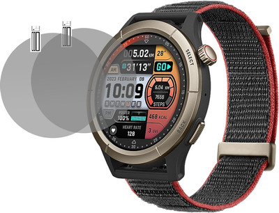 YCHROZE Edge To Edge Screen Guard for Amazfit Cheetah(Pack of 2)