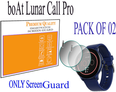 daffin Edge To Edge Screen Guard for boAt Lunar Call Pro(Pack of 2)