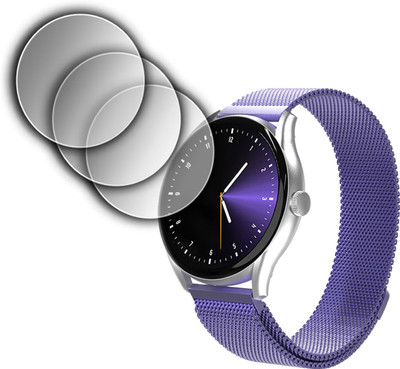 EJZATI Edge To Edge Screen Guard for FITSHOT ASTER SMARTWATCH(Pack of 3)