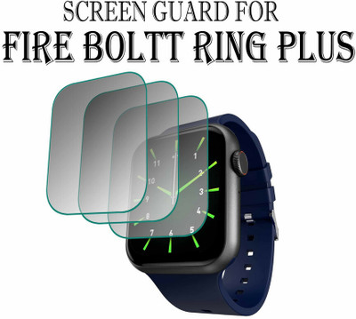 hirdesh Edge To Edge Screen Guard for Fire-Boltt Ring Plus 1.91(Pack of 3)