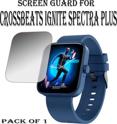 EJZATI Edge To Edge Screen Guard for CROSSBEATS IGNITE SPECTRA PLUS SMARTWATCH(Pack of 1)