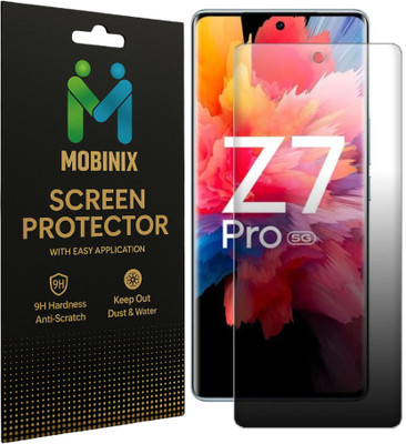 mobinix Edge To Edge Screen Guard for iQOO Z7 Pro 5G, Vivo T2 Pro 5G, (Not a Tempered Glass, it’s a Matte Finish Nano Fiber Unbreakable Membrane)(Pack of 1)