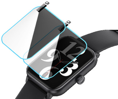 HIDEOUS Edge To Edge Screen Guard for DIZO Watch D2(Pack of 2)