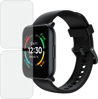 Fasheen Edge To Edge Screen Guard for Realme Techlife Watch Sz100(Pack of 2)