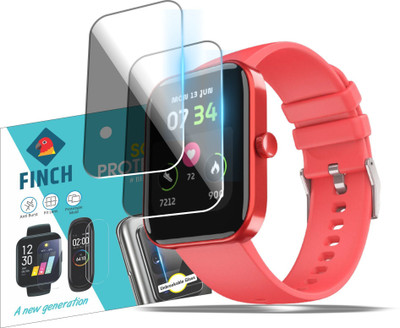 Olonga Edge To Edge Screen Guard for MIVI MODEL E SMART WATCH(Pack of 2)