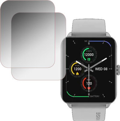 ejzatex Edge To Edge Screen Guard for NOISE COLORFIT ICON 2 VISTA SMARTWATCH(Pack of 2)