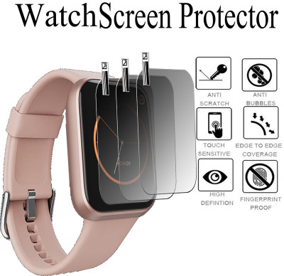 daffin Edge To Edge Screen Guard for boAt Xtend Talk(Pack of 3)