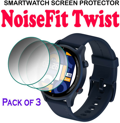 YCHROZE Edge To Edge Screen Guard for NoiseFit Twist(Pack of 3)