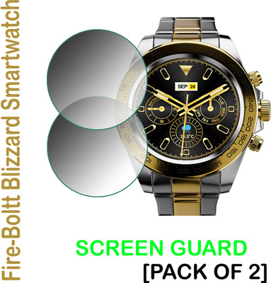 EJZATI Edge To Edge Screen Guard for FIRE BOLTT BLIZZARD SMARTWATCH(Pack of 2)