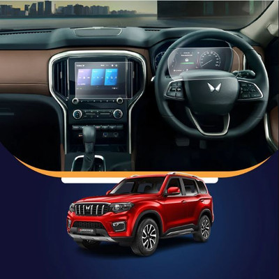 MIC Edge To Edge Screen Guard for MAHINDRA SCORPIO N INFOTAINMENT AND CLUSTER SCREEN PROTECTOR(Pack of 1)