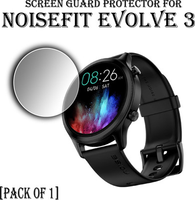 ejzatex Edge To Edge Screen Guard for NOISE NOISEFIT EVOLVE 3 SMARTWATCH SCREEN GUARD(Pack of 1)