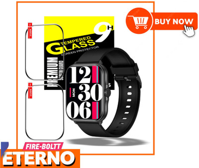 KANCHA Edge To Edge Screen Guard for FIRE BOLTT ETERNO SMART WATCH 1.99 DISPLAY(Pack of 2)