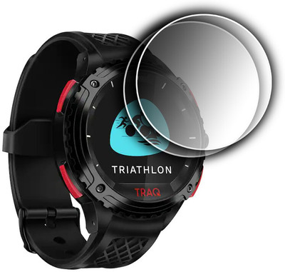 YCHROZE Edge To Edge Screen Guard for Titan TRAQ Triathlon 1.34(Pack of 2)